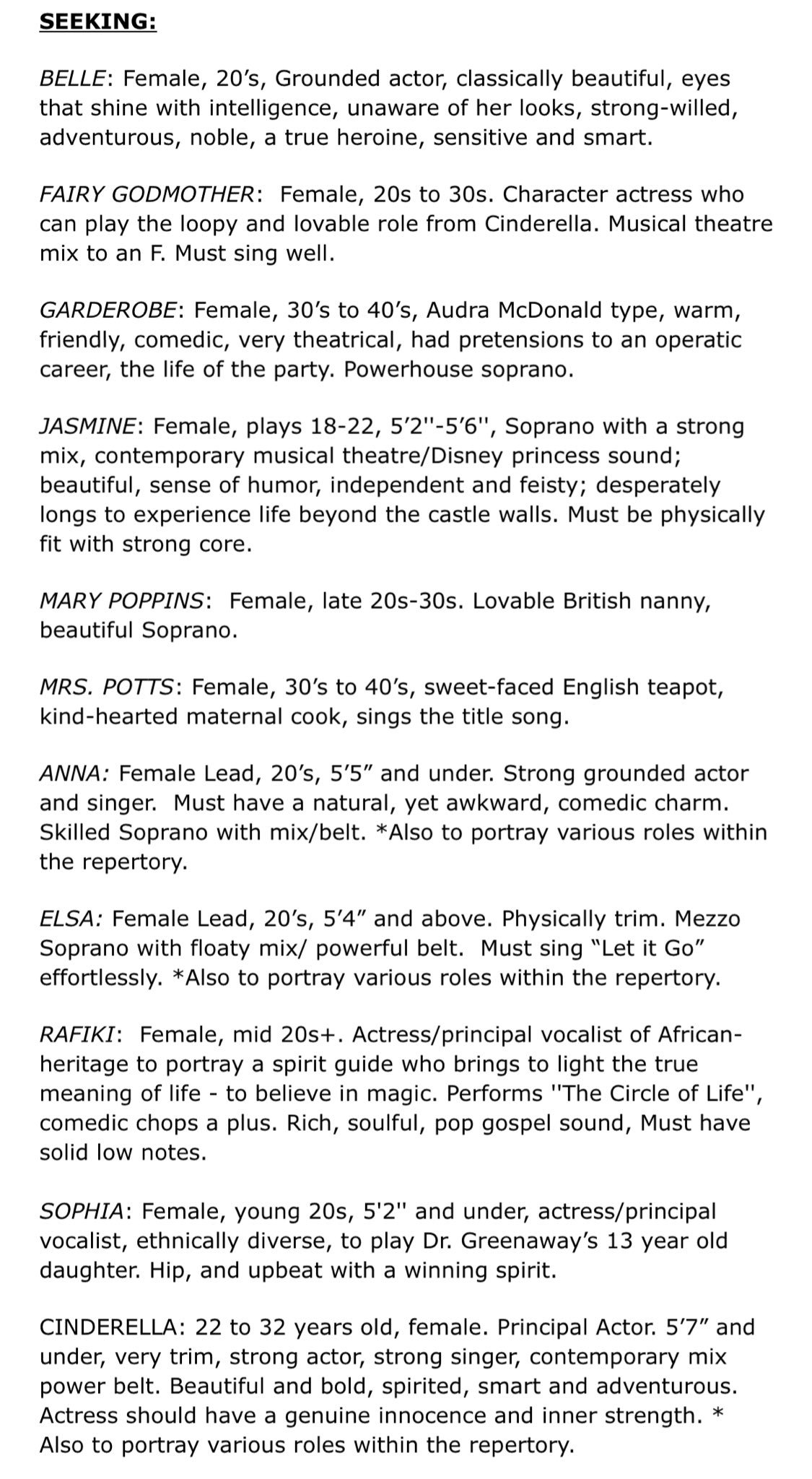 Scott S Pumpkins New Disneycruise Casting Call For Female Vocalists T Co M2qcxrvkbh Scott S Pumpkins New Disneycruise Casting Call For Female Vocalists T Co M2qcxrvkbh