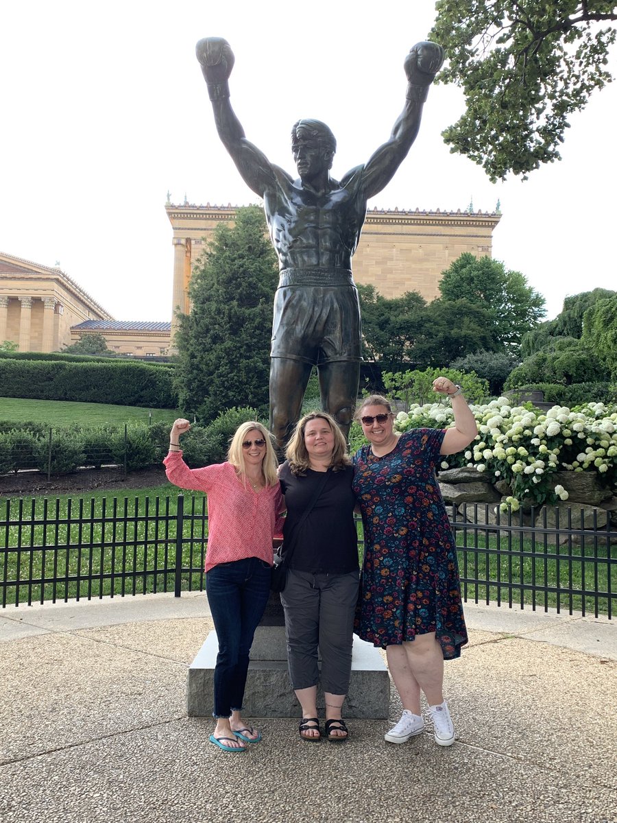 ZajacSLP's tweet photo. Getting our Philly culture ON! #ISTE19 #FMOA #RockySteps #ADRIANNNNN https://t.co/RFsGtx0Lv5