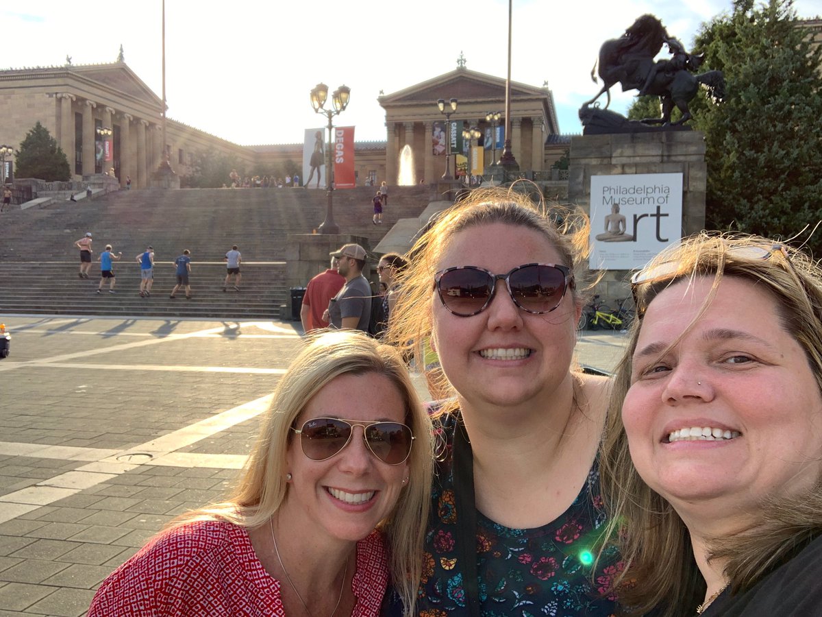 ZajacSLP's tweet photo. Getting our Philly culture ON! #ISTE19 #FMOA #RockySteps #ADRIANNNNN https://t.co/RFsGtx0Lv5