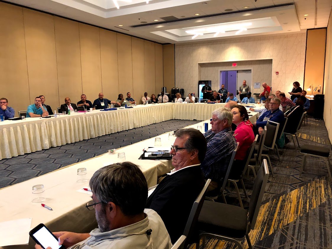 SauconIoT's tweet photo. We are at BISC! A great turnout for our 3rd Annual Saucon User Group Meeting. Thank you all who attended! 🚌
#SauconIoT #WeKnowBus #SauconTech #ELD #BusSafety #BISC20 https://t.co/KHD8Wub47f