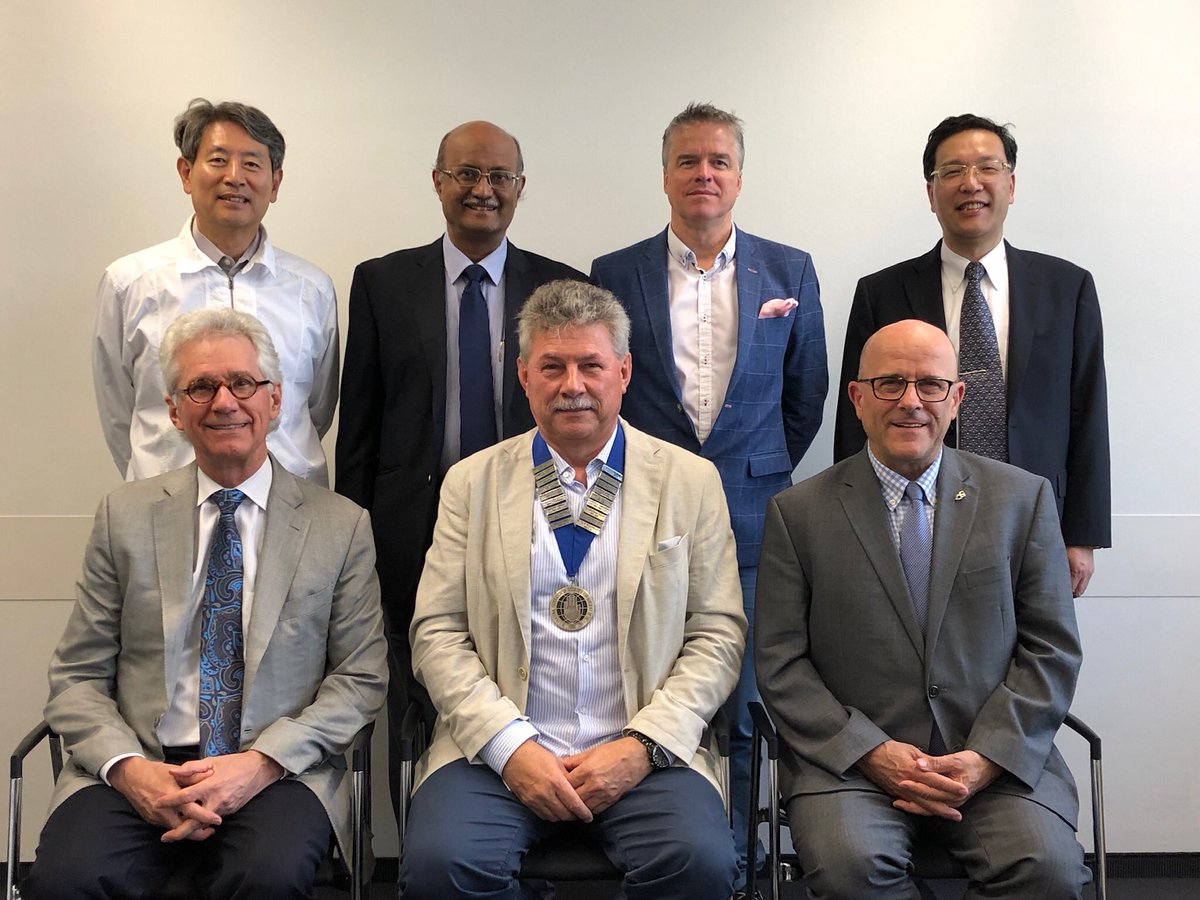 IFSSHand's tweet photo. Welcome to the 2019-2022 IFSSH Executive Committee: D. Nagle (President Elect), Z. Szabo (Past President), M. Garcia-Elias (President), G.H. Baek (Secretary-General), R. Sabapathy (S-G Elect), D. Warwick (Historian), JB Tang (Member at Large). #IFSSH2019 #HandSurgery https://t.co/fE4pgGYx4r