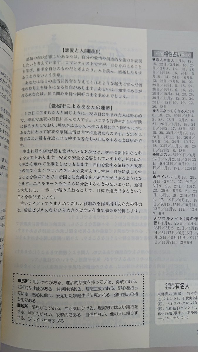 誕生日大全 誕生日大全