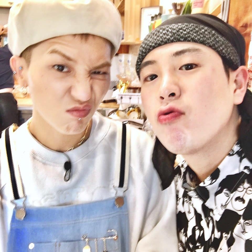 friendshipkpop's tweet photo. Mino (WINNER) × P.O (BLOCK B) https://t.co/0LWdlVHgTQ