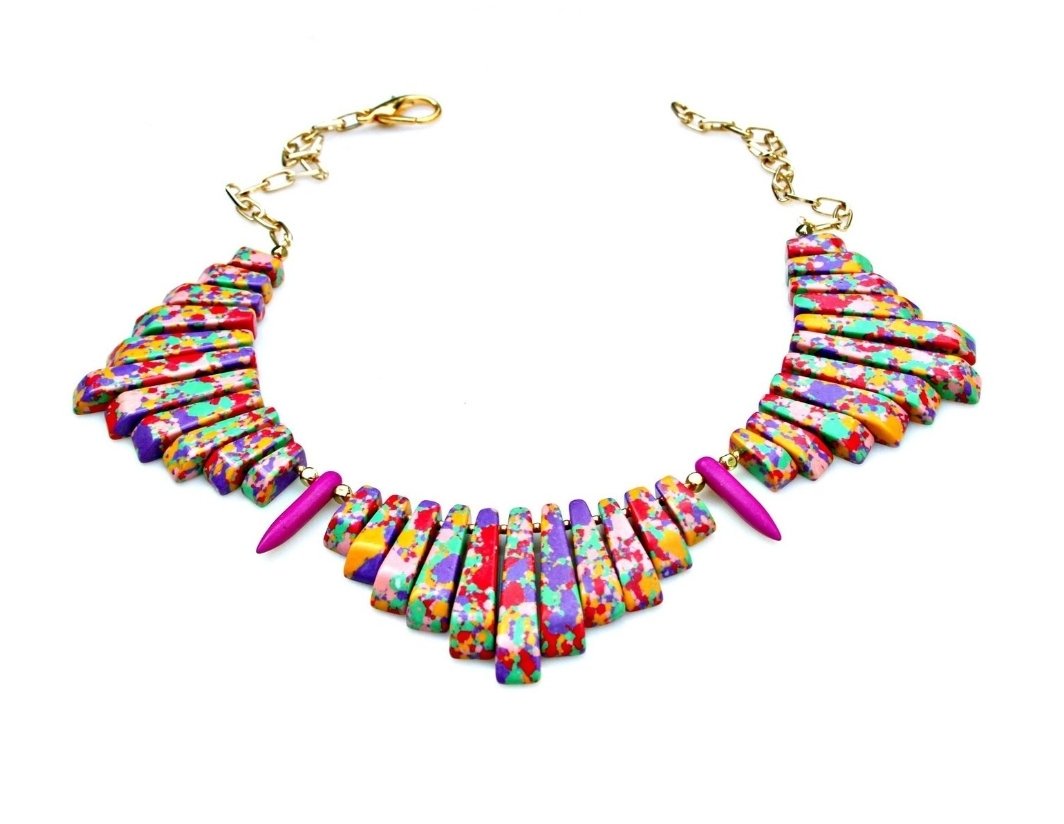 MeiFaithStudio's tweet photo. Studio's exclusive "Summer Solstice" #statementnecklace https://t.co/D9exlXNwNG #HelloSummer #summerstyle #Jewelry #makeastatement #markyourstyle https://t.co/TBROVTFNOU