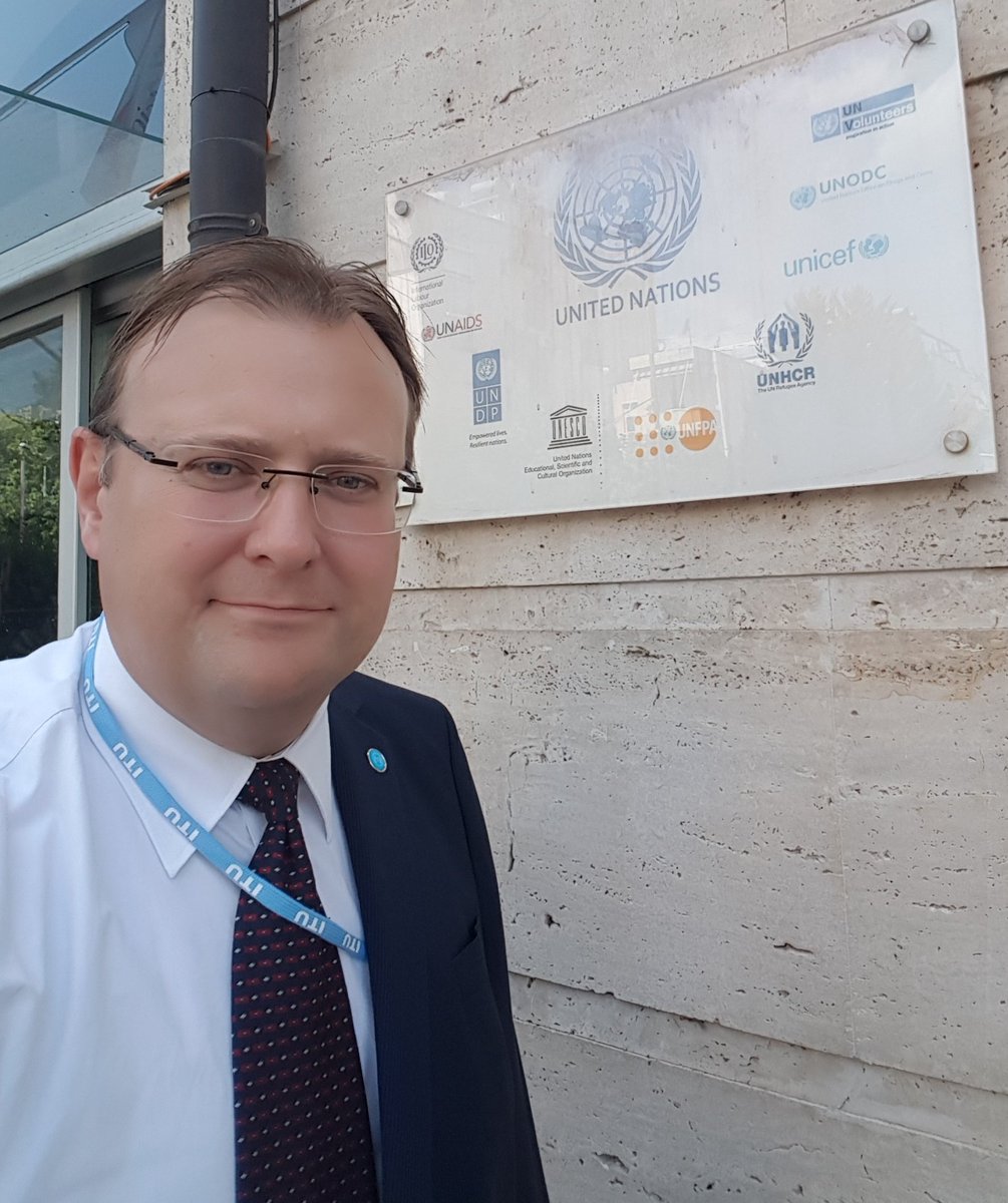 Today pleased to pay a visit to  @UN_Albania and discuss with @bjw_williams, #UN Resident Coordinator, contribution of @ITU to the @UN delivery in #Albania strengthening enabling power of #ICT4SDG
