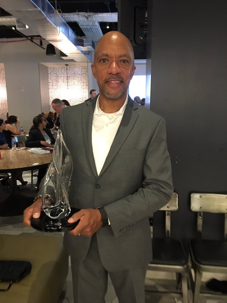 LuvExercise's tweet image. Congratulations, @torodneptune, for being selected as the @PRSAFoundation #PaladinAward winner! Loved your acceptance speech.