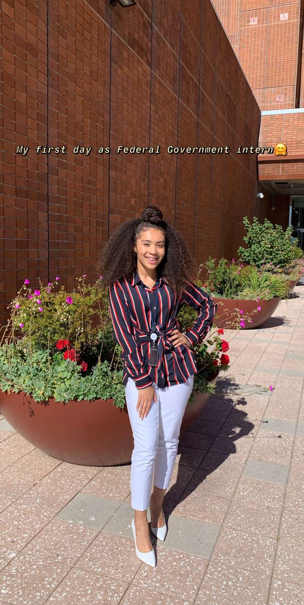 alajah_b's tweet photo. My first day as a Federal Government Intern🤪 https://t.co/Oi5W4xLRom