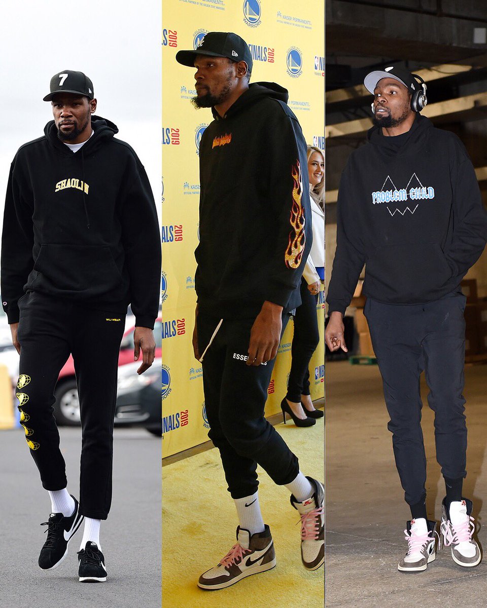 Pics: 2019 SZN was Hoodie SZN for KD 