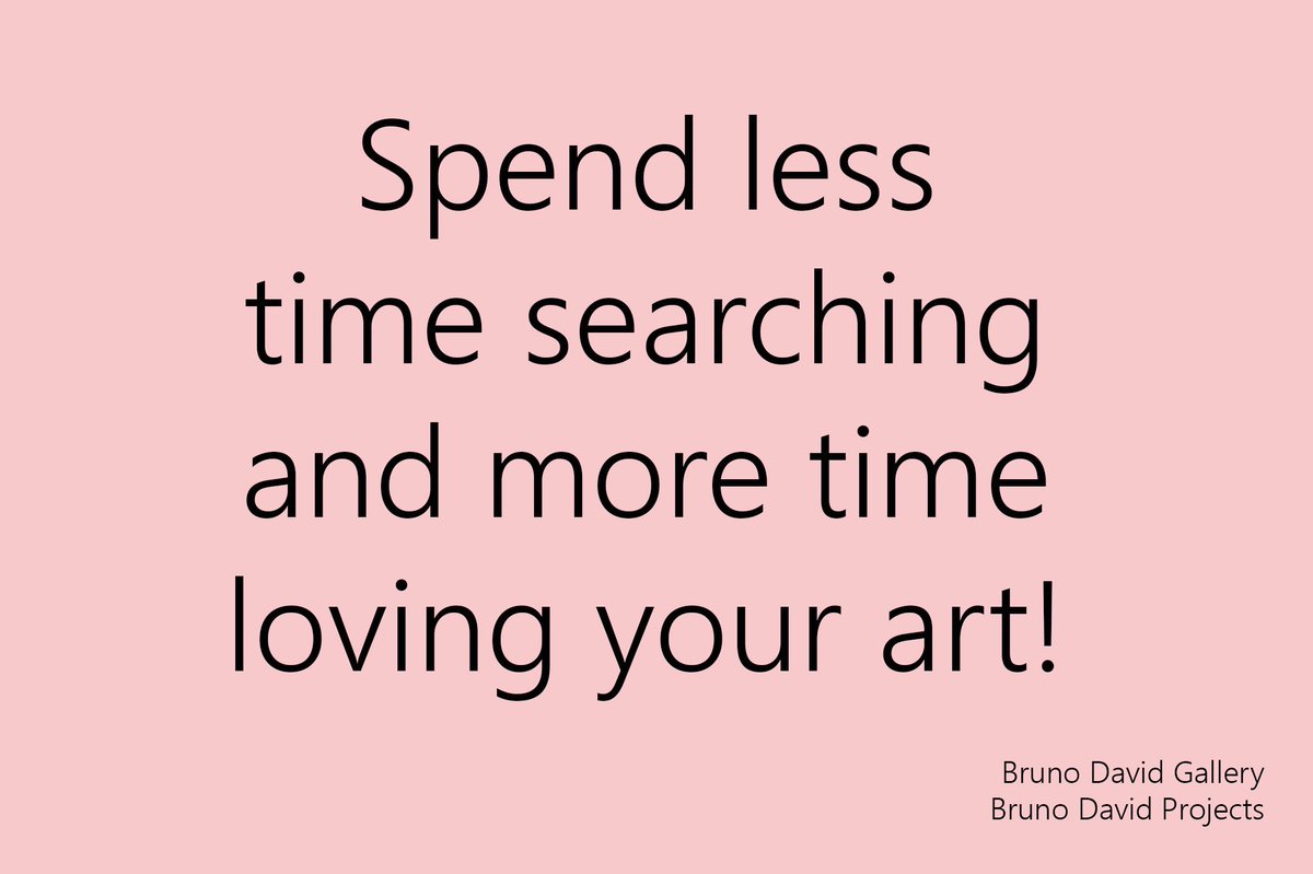 bdavidgallery's tweet image. Spend less time searching and more time loving your art!
We are here to help! View our available art artsy.net/bruno-david-ga…
 
#BrunoDavidGallery #art #stopsearching #artsy #artforyou #downtownclaytonMO #contemporaryart #artconsultant #interiordesigner #artcollector #artadvisor