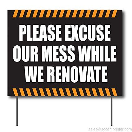 Please excuse our mess as a changes are underway with some renovations, adding cold a/c, and getting the brew system moved to installation.  It's been a long time coming and we appreciate your patience &amp; support!