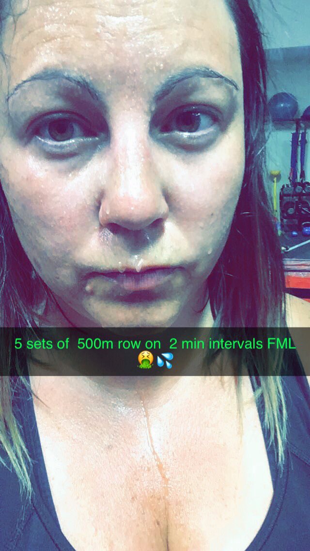 KOLcharmer's tweet photo. Struggling with balance. Made it to the gym. Punished myself with a row set pre-CrossFit class. It wasn’t pretty. But one and done. #assWorkout #rowrowrow #next #notaprettygymgirl #sweatonsweat #thisis44 #realtalk #fixYourHeart https://t.co/TKd4kd5rNw