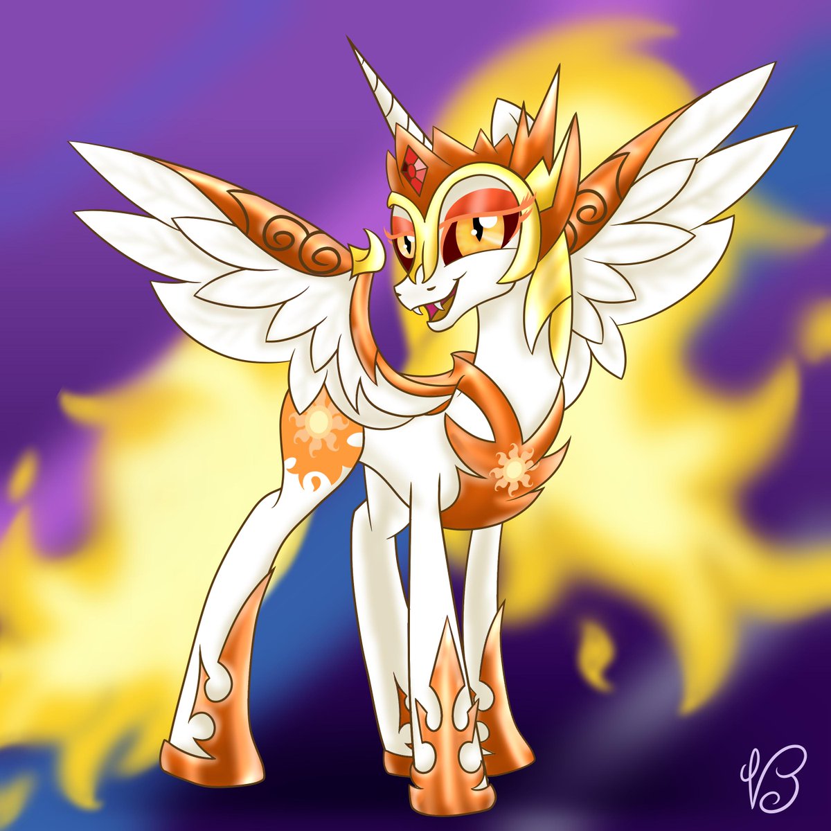Found out today that Equestria Daily does something called #ArtistTrainingGrounds. I'm currently reading Fallout Equestria, so I drew my favorite baddie Alicorn.