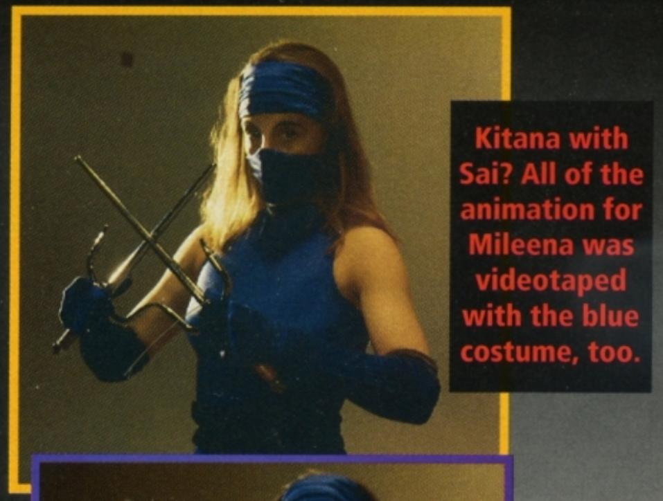 Katalian Zamiar played Kitana, Mileena, and Jade in Mortal Kombat II.Zamiar was a dedicated martial artist, having studied for 12 years. At the time, she had a degree in Anthropology, and was pursuing a master's in Criminal Justice and teaching undergrads Forensic Science.