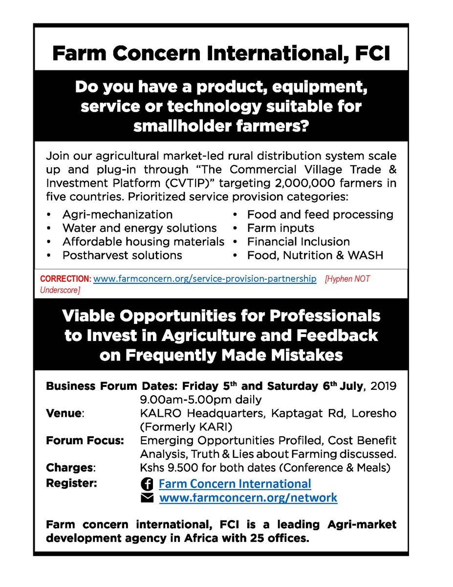 Farm Concern Int'l (@farmconcern) on Twitter photo 