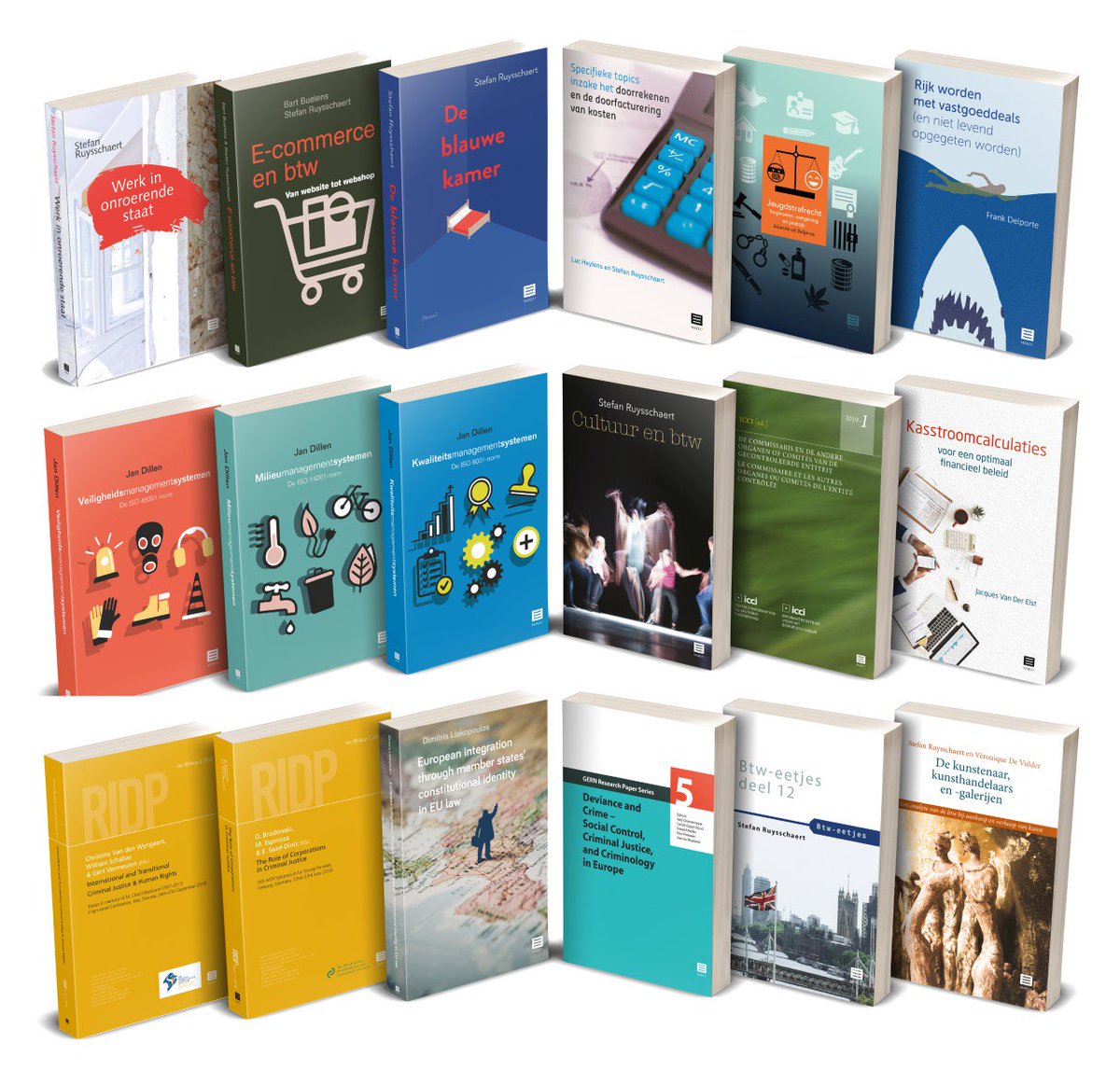 Maklu Uitgevers blijft op kruissnelheid draaien! Opnieuw rollen er 18 topwerken van de persen. Dat zijn 100 nieuwe titels op een jaar tijd. 100 goedlopende referentiewerken inzake recht, criminologie, fiscaliteit en management. Bovenop onze (online) tijdschriften en journals.