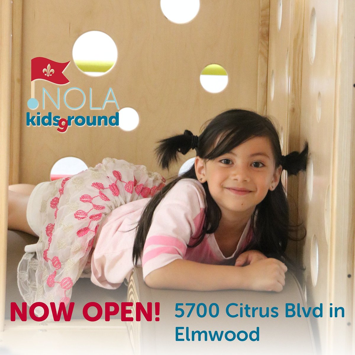 Soft opening! Come play with us!
Sun: 10am-6pm
M-Th: 8am-4pm
F: 8am-7:30pm
Sat: 10am-7:30pm
#nolakidsground #nolakids #indoorplay #indoorplayground #summerfun #newbusiness #softopening