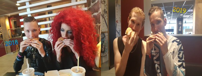 I don't eat much fastfood, but on every #rozezaterdagutrecht I eat mac donalds, in the same city, the