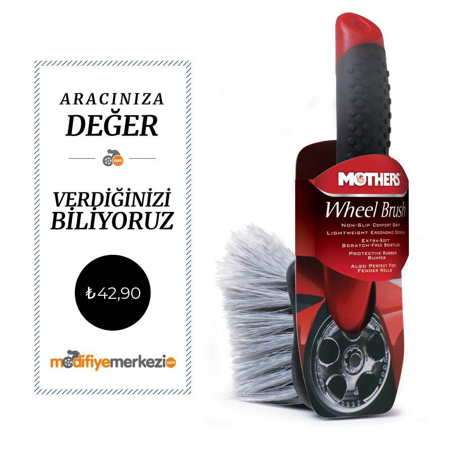 Mothers Jant Fırçası jantlarınızı yol kirinden ve fren tozundan nazikçe temizler. Konforlu kaymayan sapı, hafif ergonomik tasarımı ve ekstra yumuşak çizmeyen kılları ile davlumbazlar için de mükemmeldir.

modifiyemerkezi.com/mothers-jant-f…

#mothers #modifiye #fttuning #otomobil