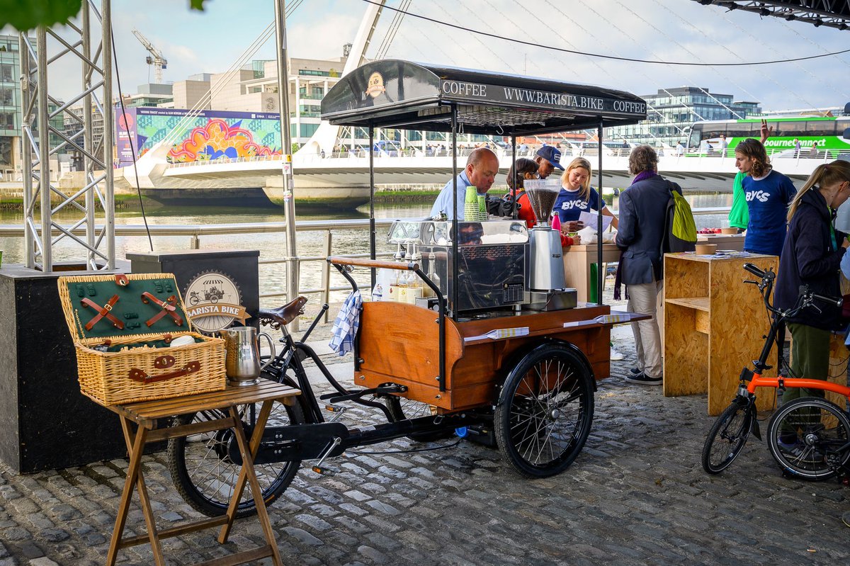 MetroCount's tweet photo. Check out all the weird &amp; wonderful bikes at @VelocitySeries Conference in Dublin! Do you have a unique bike/scooter you use to get around? We'd love to see pics in comments!
Come visit us at stand K1 to check out our bike &amp; pedestrian data analysis systems.

#SmartCities #VC2019 https://t.co/BTy7tztSSd