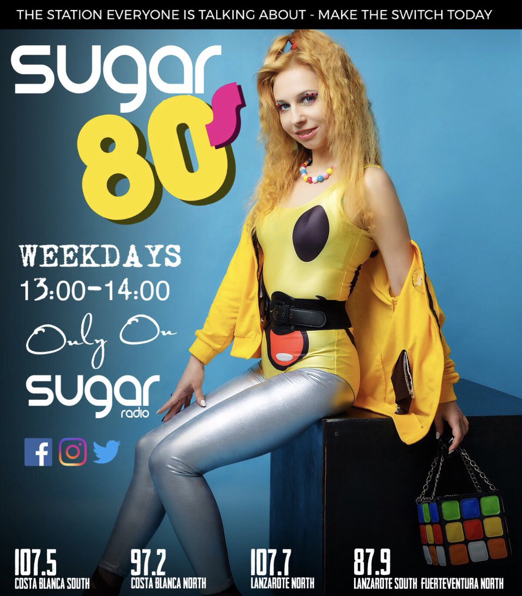 Do you #Love80s then join us on #SugarRadio for #Sugar80s #Weekdays 13:00 till 14:00 for #60Minutes of the #Best #Hits from the #80s #Flashback #TurnItUp #WeAreSugar and #WeKnowOurStuff when it’s comes to #Music http://www.sugar-radio.fm