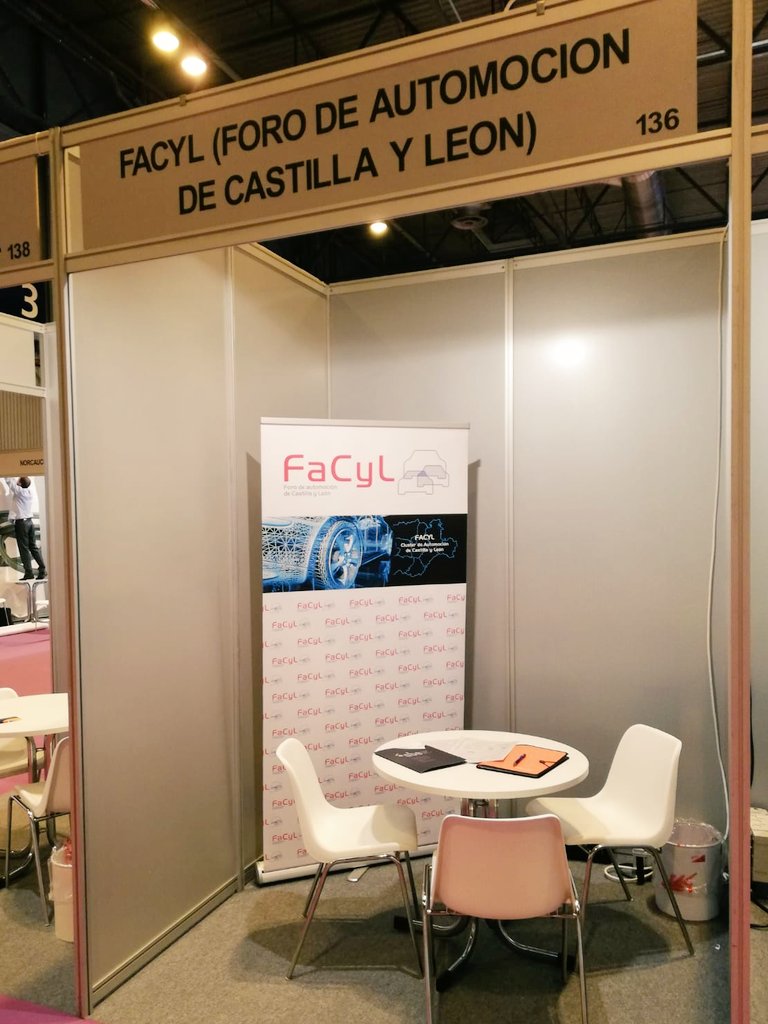 cluster_facyl's tweet photo. Hoy comienza #AMMMadrid @auto_meetings Nos puedes encontrar en el stand 136 #automocion https://t.co/xFGKiGdLWA