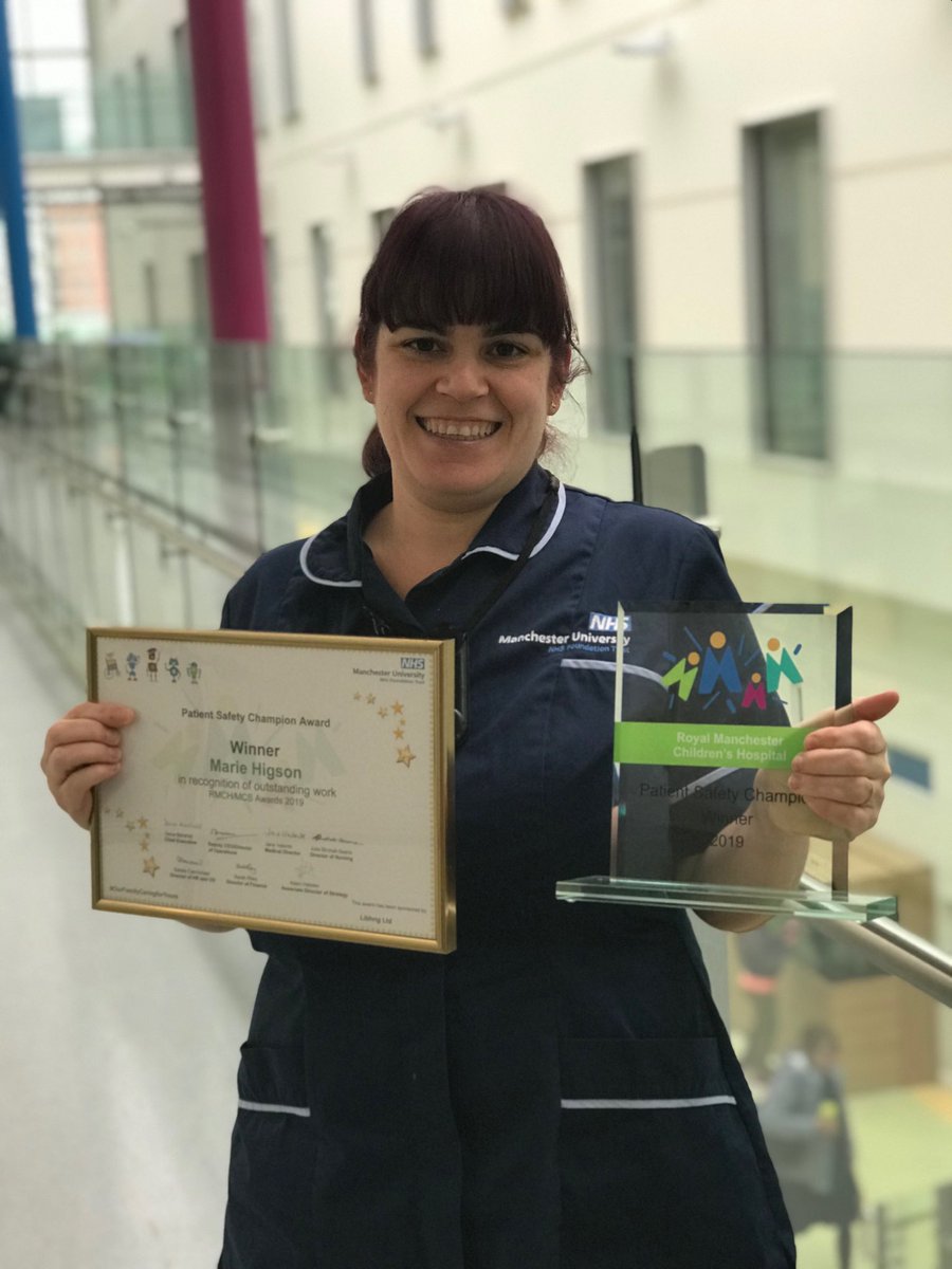 RMCH_ENT's tweet photo. Marie...our patient safety champion!  ⁦@RMCHosp⁩ making tracheostomies safer for children. https://t.co/RPoX7GUoZZ