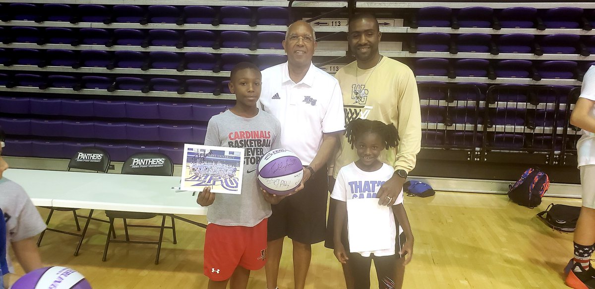 WGJharris's tweet photo. Thanks to @CoachTubbySmith and @HPUMBB for running a top notch basketball camp last week. My son enjoyed being on campus. https://t.co/aVl05OlBIb