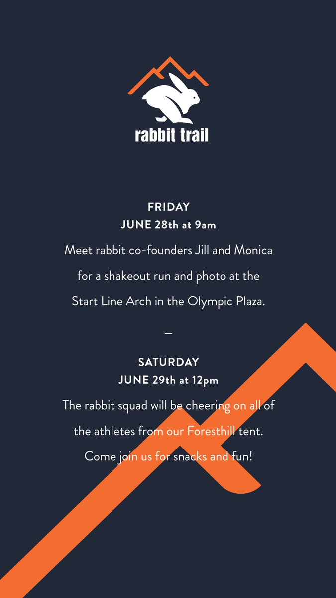 runinrabbit's tweet photo. Who’s pumped for #WesternStates week?!?! Meet rabbit co-founders Monica and Jill plus several of our #rabbitPROs #rabbitELITEtrail #rabbitELITE #RADrabbits🤗 The first peeps to stop by will get a sweet pair of our #seeyouinsquaw @drymaxsocks #runinrabbit #borntorunfree #wser https://t.co/JWO80OmYqR