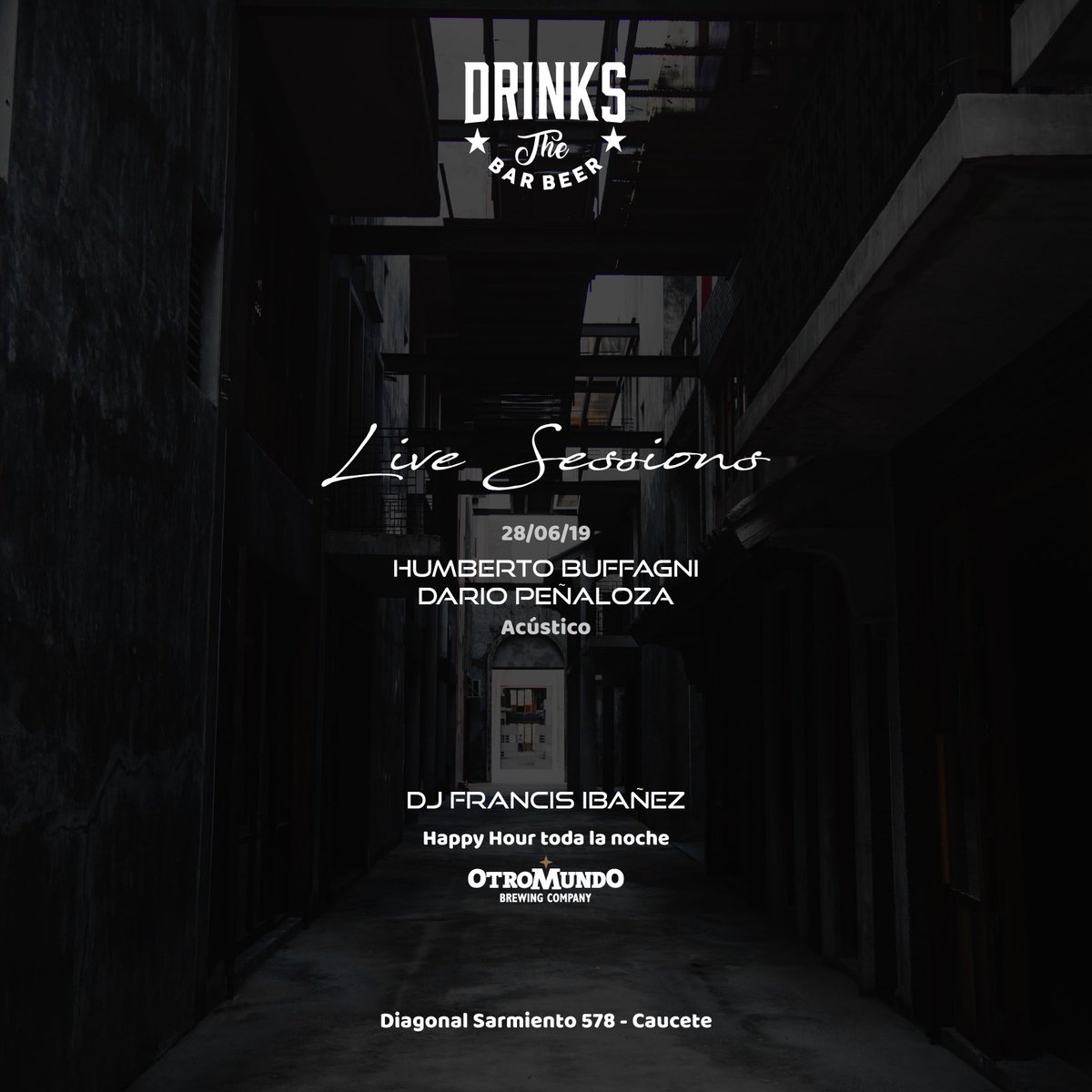 DRINKSBarBeer's tweet photo. Este Viernes tenemos algo distinto!! Tenemos un acústico zarpado y @ibanez_francis se encarga de hacer una noche única con un karaoke que te va a volar la cabeza! 

#DRINKSTheBarBeer #ACUSTICO https://t.co/PNvxdyznXN