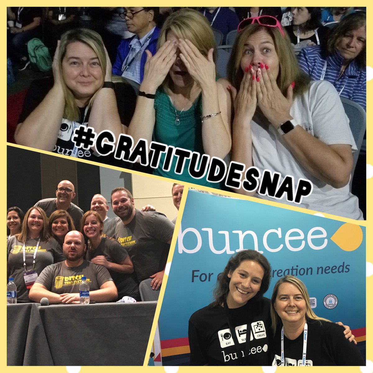 RCMcLean's tweet photo. Realized I forgot #gratitudesnaps from yesterday & today so I went with relationships- from my #ninjaroomies to the crew at @Buncee to the ideas from the people who came together at #DitchPanel but have been building & sharing for a while, relationships matter https://t.co/AXNmkMbkuP