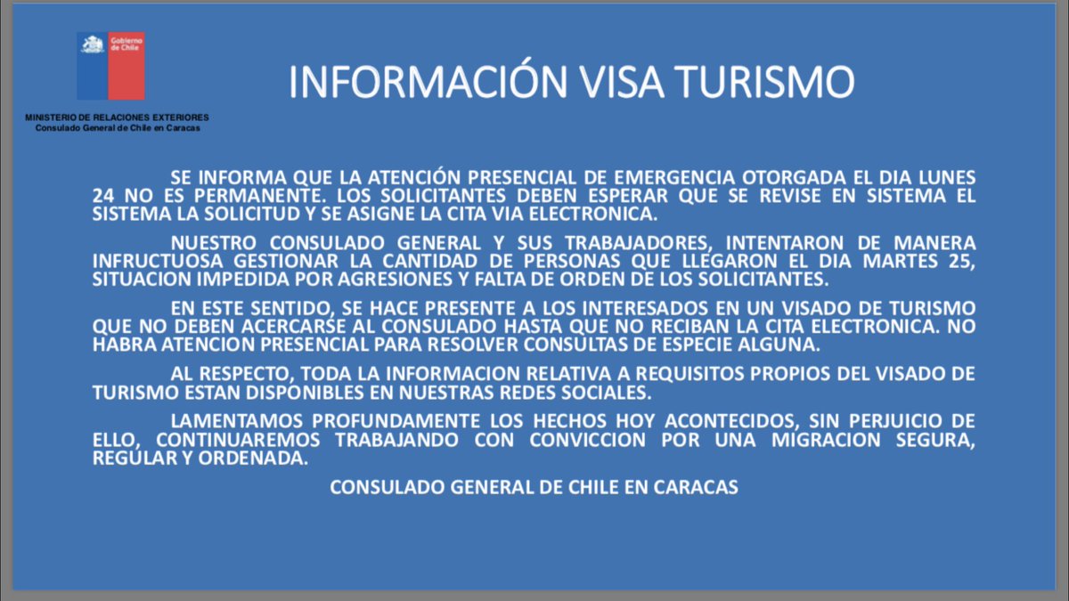 Consulado General de Chile en Caracas tweet media
