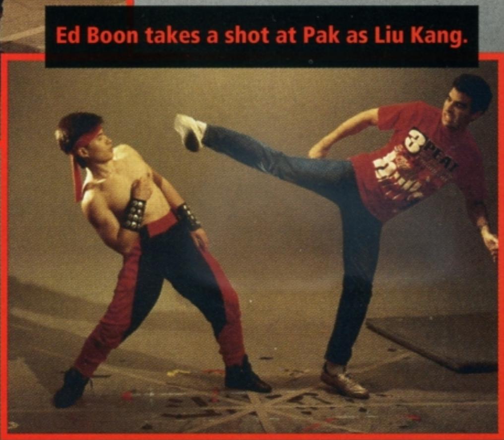 A workplace dispute on the set of Mortal Kombat II.