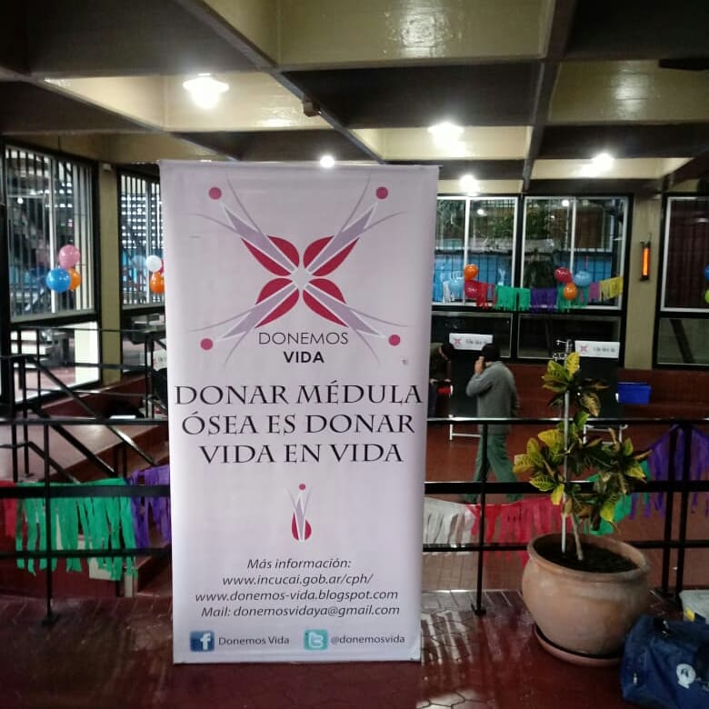 El 18/6 estuvimos nuevamente en E. E. T. Ing. Gomara (VGG) con una nueva jornada de concientización y donación de sangre con registro de #MédulaÓsea 🌸💉

Muchísimas GRACIAS a todos los que la hicieron posible! Gracias a todos los donantes y la Institución por su compromiso 💜💜