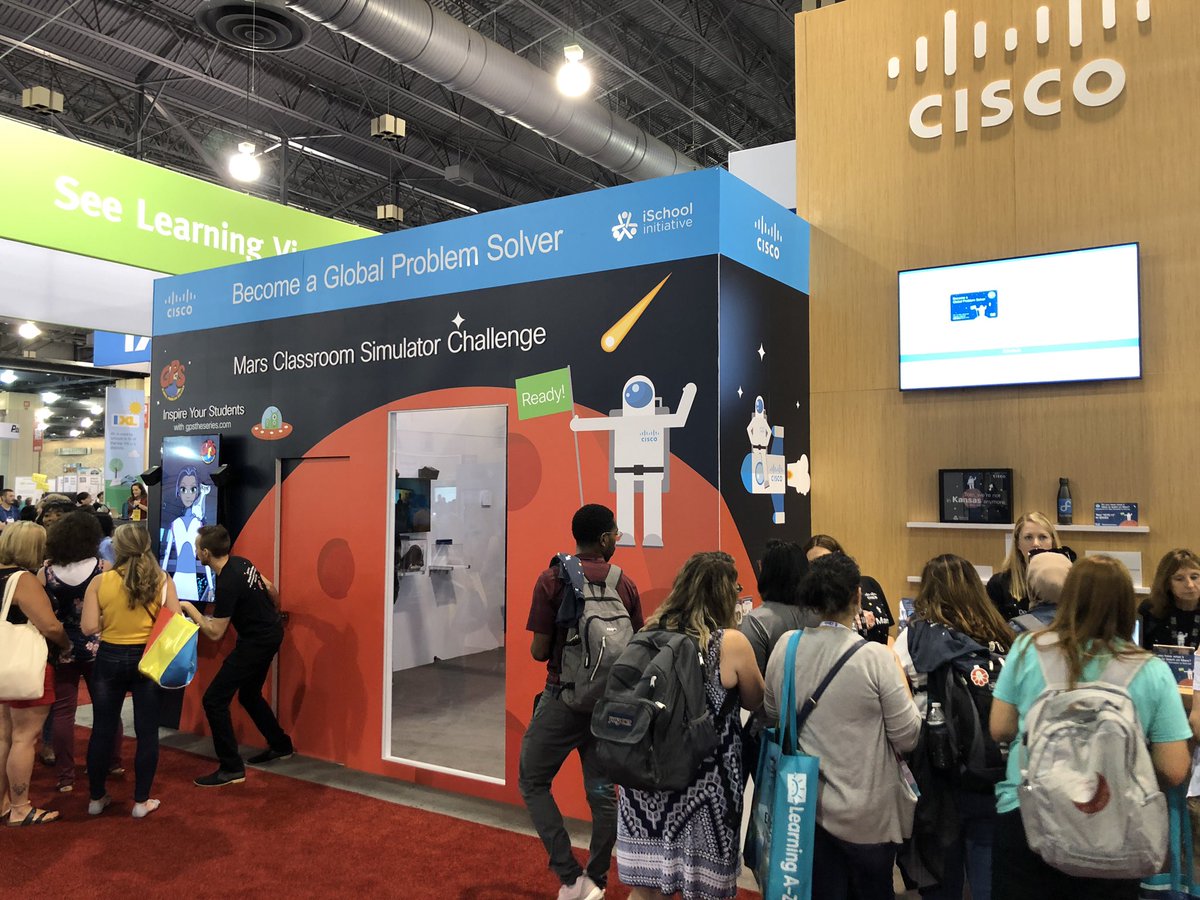 Amazing things happening at #ISTE2019 <a href="/Cisco/">Cisco</a> @iSchoolAdvocate