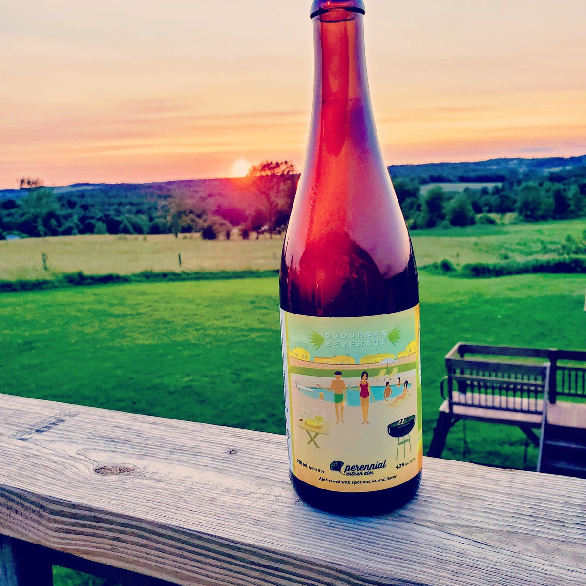 22sday's tweet photo. Enjoy a #SuburbanBeverage far from Suburbia on the 1st #22sday of #Summer @PerennialBeer #drinkcraft #drinklocal #MObeer #stlouis #gose #salt #orangepeel #lemonpeel #keylime #beer https://t.co/OW8fL2UcWg