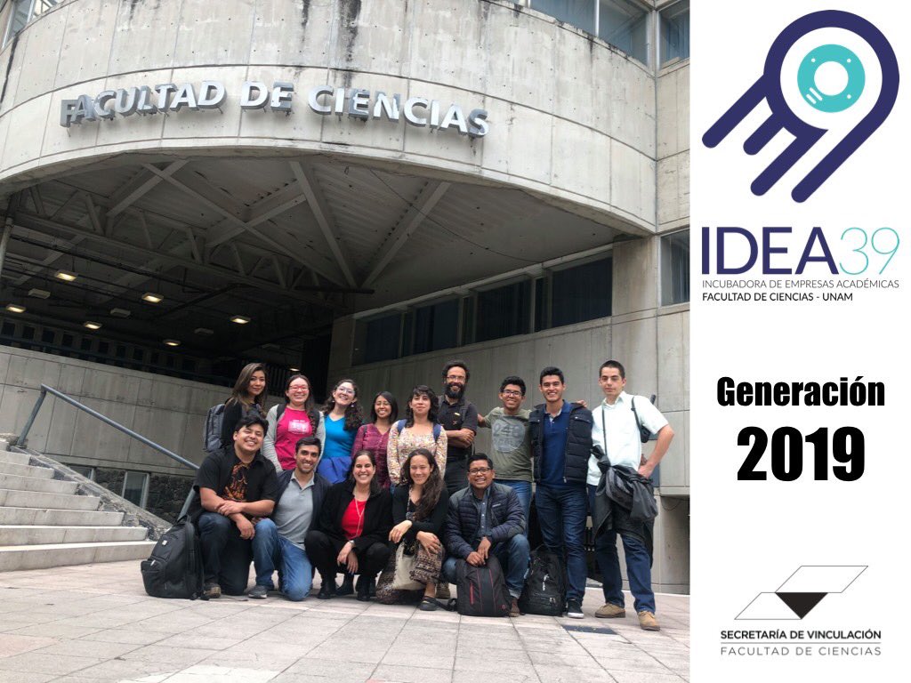 CandyFG's tweet photo. Hoy concluyó la etapa de Pre-incubación de la primera generación de #IDEA39, la #Incubadora de #empresas de la Facultad de Ciencias de la UNAM Universidad Nacional Autónoma de México. Nuestros #emprendedores pasaron muchas aventuras. Esperen muy pronto noticias de cada uno https://t.co/ZtpkmPQVBA