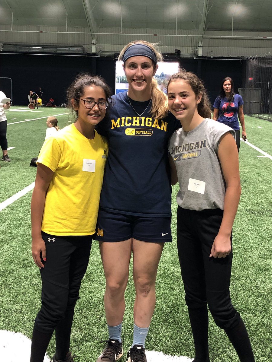 What an amazing experience for my daughter!  Thank you <a href="/meghanb_10/">Meghan Beaubien</a> and <a href="/umichsoftball/">Michigan Softball</a> !  She is forever changed and is so excited to play!! We can’t wait for next year!!  #goblue