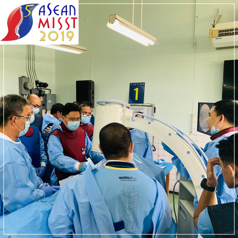 AseanMISST's tweet photo. Every station in today and tomorrow's cadaver course is equipped with a C-arm to maximize learning! #AseanMISSTManila #MinimallyInvasiveSpineSurgery https://t.co/gCk3GvwtWW