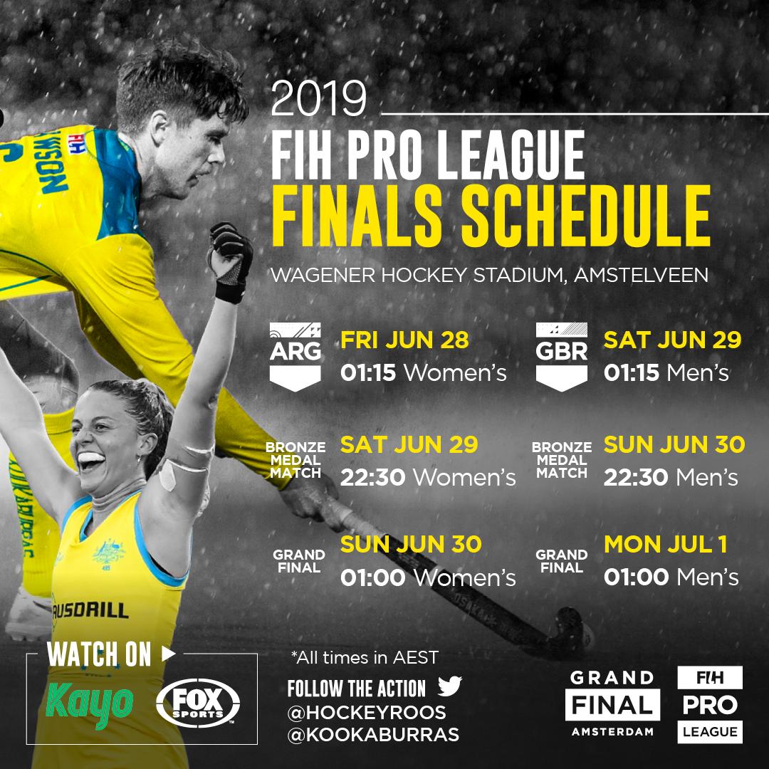 🏆 Our #FIHProLeague finals campaign kicks off with the semi-final against Argentina on Friday morning! Get behind us as we push for the title! #WeAreComing