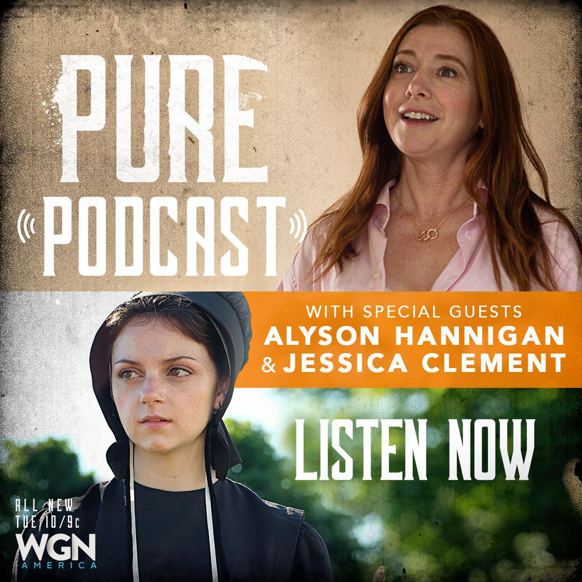PureWGNA's tweet photo. .@alydenisof and @JessicaHClement join the #Purecast! Listen to the latest episode now available on iTunes, Spotify, and Stitcher. https://t.co/RazV7E84am https://t.co/nksjqNq4jH