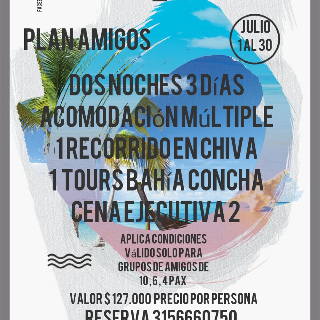 Disfruta con tus mejores amigos y pásala bien en estas vacaciones aprovecha plan amigos Hotel Perla House
Gaira Rodadero
Inf 3156660750