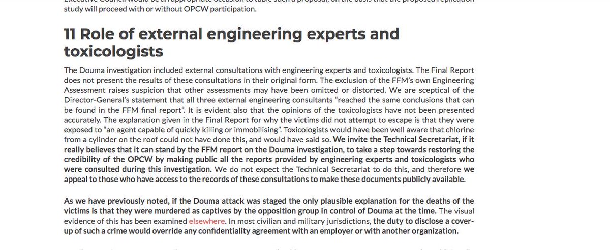PiersRobinson1's tweet image. 'How the OPCW’s investigation of the Douma incident was nobbled' New briefing from the Working Group on Syria, Media and Propaganda syriapropagandamedia.org/briefing-notes… #syria #douma #OPCW #chemicalattack @Tim_Hayward_ @Tracking_Power