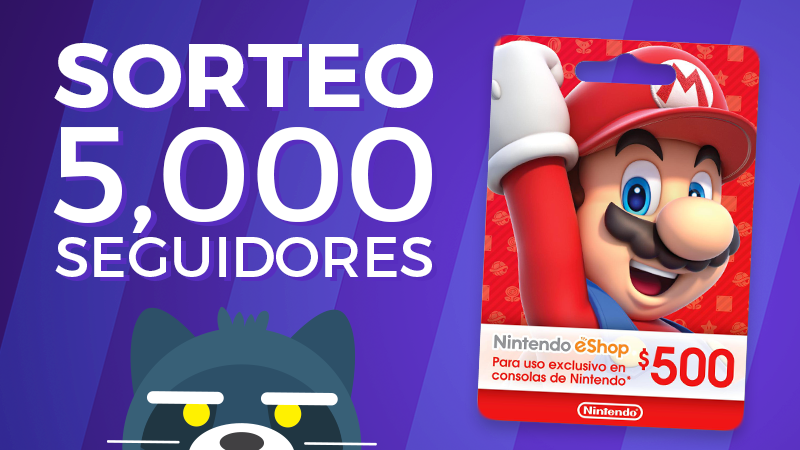 MapacheRants's tweet photo. ¡SORTEO DE 5,000 SEGUIDORES! Gánate un código para la eShop de 500 pesos.

Para participar: 
- RT a este tweet
- Sigue a @MapacheRants 

Suerte 😁 ¡RT RT RT!

Lee las bases aquí: https://t.co/IyPiaOiPN5 https://t.co/FR9IE4eY9N