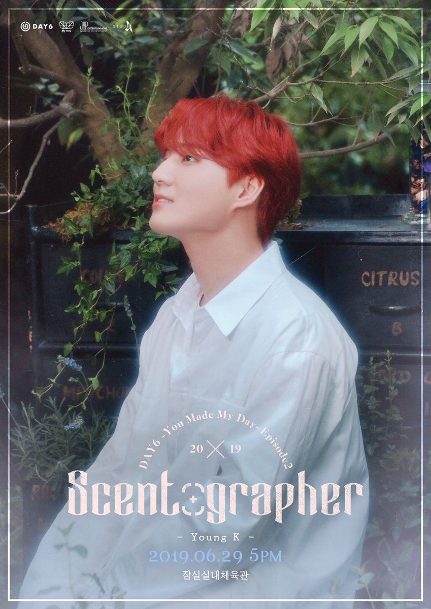 DAY6 'You Made My Day'
Ep.2 [Scentographer]🦋

⛅우리 만남 3일 전

#DAY6 #YoungK
#MyDay #YouMadeMyDay_Ep2
#Scentographer