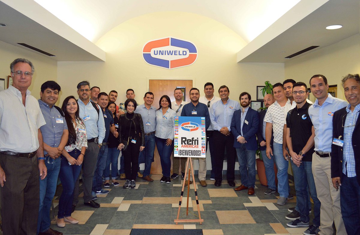 Uniweld_Export's tweet photo. #UniweldProducts welcomed more than 20 visitors to the factory whom have traveled from #LatinAmerica to attend the first ever #RefriAmericas #HVAC Expo in Miami. Expo dates are 26-27 June at the #MiamiAirportConventionCenter https://t.co/UDK10rL1HH