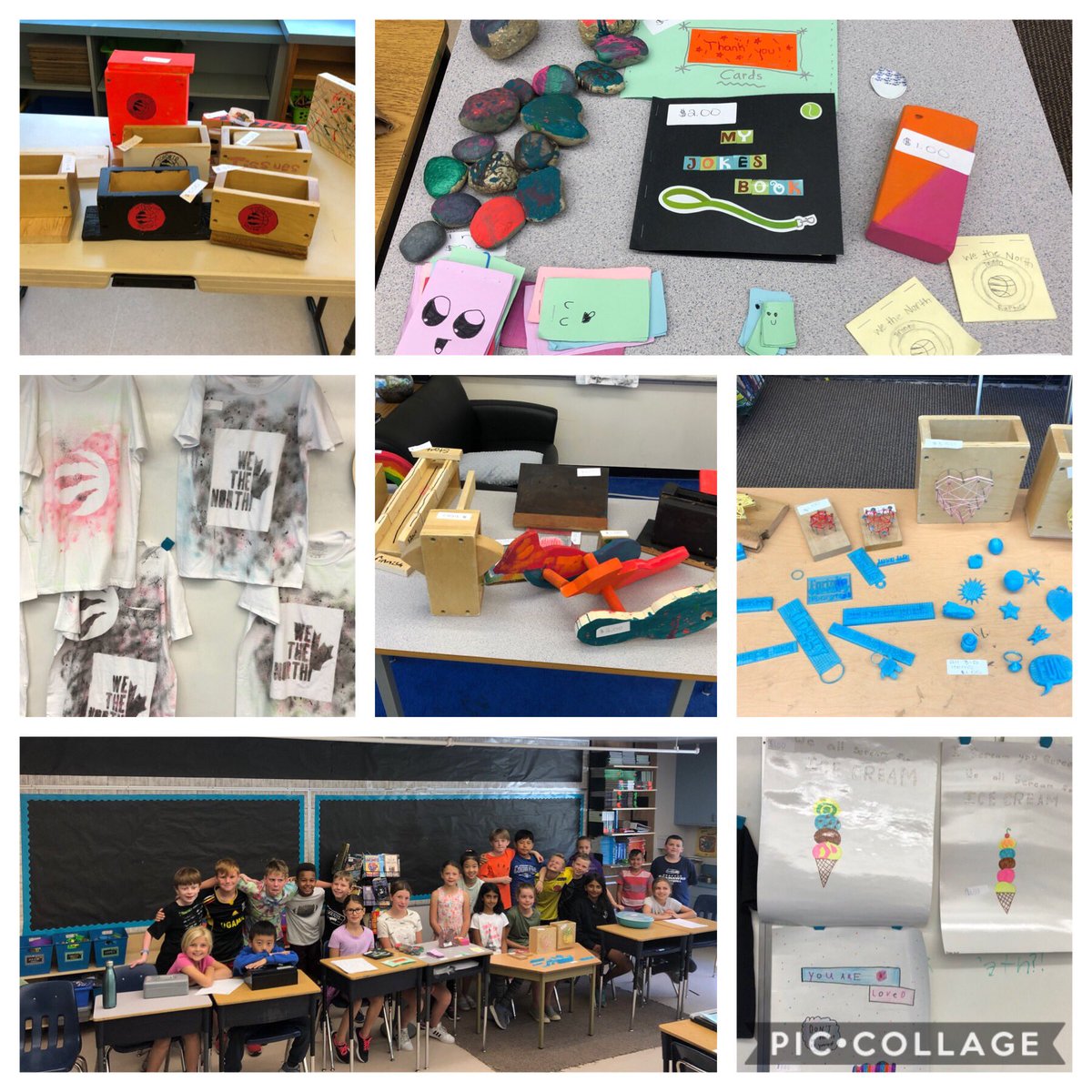 Great way to end the year off! Div 10 @crescentpark36 hosted a “maker” sale where they created, made and designed products to sell! All profits went to the B.C. Children’s Hospital! Great success 🎉👍
