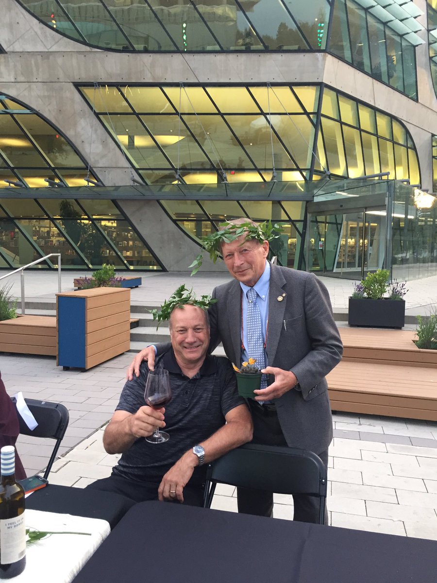 dtsurreybia's tweet photo. Alan, a Surrey resident, and one of our former board members, Wolfgang, were at the #LongLongTable this evening! https://t.co/ASuJ2TskOC