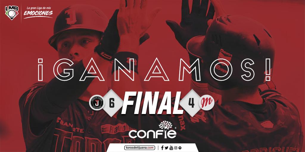 TorosDeTijuana's tweet photo. ¡GANAMOS! ¡Nos quedamos con el primero de la serie contra los Diablos!
🐃Toros de Tijuana 6
👹@DiablosRojosMX 4

Presentado por: Confíe Tijuana🌳
#TorosImponentes🐃
#CdmxVsTijuana⚾️ https://t.co/YvOhP4iK9t