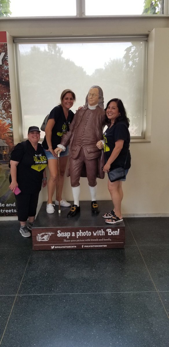 Such an amazing time in Philadelphia,  retracing our country's history, soaking up the local fun,  even going to a @Phillies game (and I hate baseball). Not to mention learning so much at #ISTE2019 and making some awesome connections! @susierw @leanna1226 🇺🇲 ⚾️