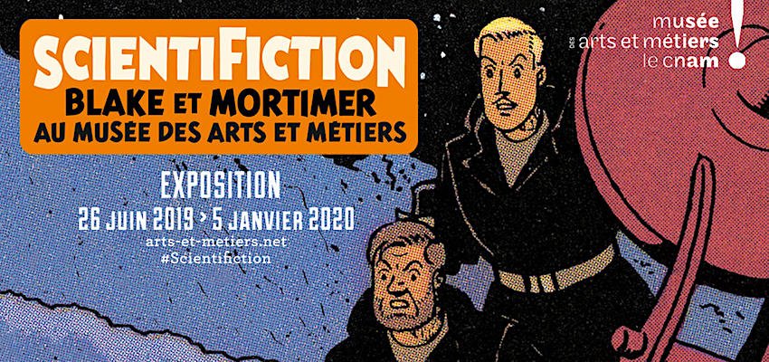laurentalbaret's tweet photo. [#musées] 26 juin 2019 - 5 janvier 2020 • « #Scientifiction, Blake et Mortimer au musée des Arts et Métiers », une exposition @ArtsetMetiers dans l’univers de « merveilleux scientifique » imaginé par Edgar P. Jacobs https://t.co/uv2iFYGyCr #BlacketMortimer https://t.co/ScpiDwCDbP